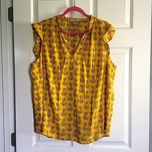 Loft Plus Floral Top